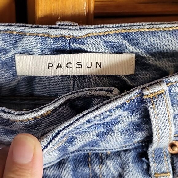 Pascun Distressed Mom Jeans Medium Wash High Rise Women's Size 24 - Picture 4 of 11